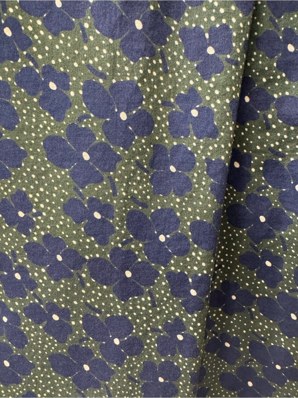 Birds Of Paradis By Travota Floral Blouse in Navy Fleur Sz XS - Picture 7 of 11